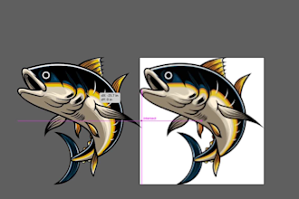 turn image into vector tracing, raster to vectorize logo, convert to vector art