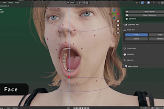 rig advanced 3d character in blender for unreal engine