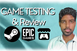 test and review your steam, epic and itch io games in 24 hrs