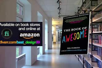make 3d book promotion video