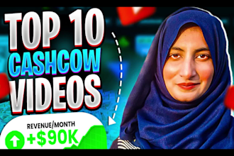 make cash cow videos, top 10 faceless videos and youtube automation