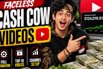 create high cpm top 10 faceless cash cow videos setup youtube automation channel