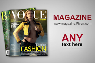 create an amazing book or magazine promo video