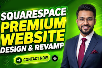 design and develop squarespace website, as squarespace expert