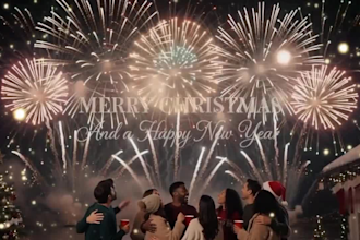 create cinematic christmas, new year ai videos, realistic characters and lipsync