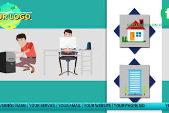 create lucrative animation video for computer repair service
