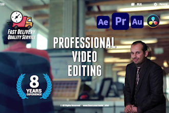 professionally edit your videos