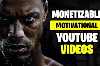 make motivational and inspirational youtube videos for you