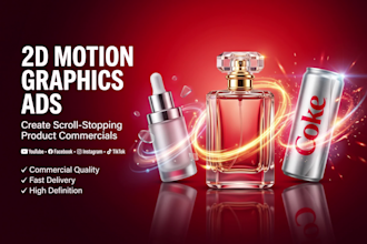 edit promotional videos with 2d motion graphics