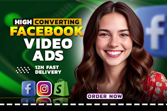 create shopify facebook video ads for dropshipping products