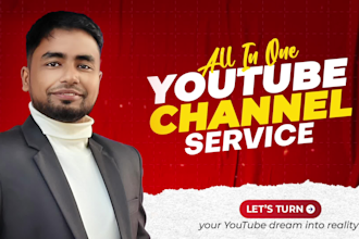 create and setup your youtube channel with logo, banner, intro, outro, SEO