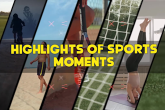 create all types of sports highlights video editor