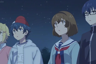 do 2d japanese anime style, 2d traditional video, youtube intro, christmas video