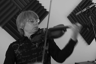 compose and record an acoustic or electric violin