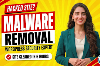 wordpress malware removal and fix hacked wordpress security in 6 hours