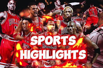 make a sports highlights and basketball football recruitment videos in HD