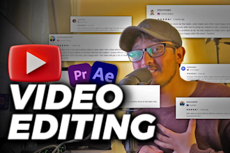 do professional video editing for youtube