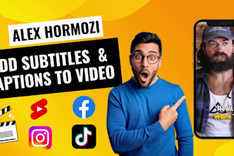 add subtitles and captions on tiktok, instgrm, reels, shorts