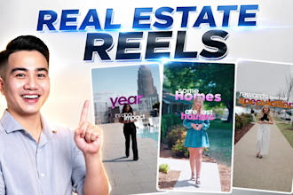 edit professional real estate reels for agents with fast 24h delivery