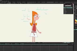 do 360 character body turn rig for your 2d animation in moho
