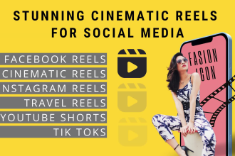 create stunning facebook, travel, and cinematic reels for your brand