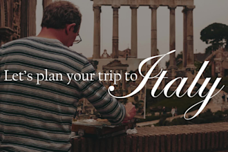 plan your awesome travel to italy