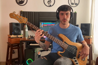 be your funk rnb and jazz fusion session bassist