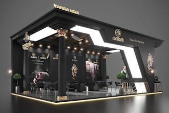 create 3d booth exhibition stand stall booth booth design kiosk in 24 hour