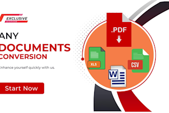 convert PDF to excel, CSV, word or any PDF conversion