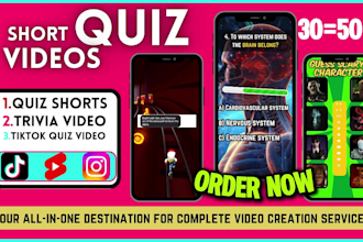 create bulk quiz, trivia questions, would you rather or trivia quiz videos