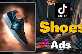 do tiktok ads for shoes, sneakers and any product video ads