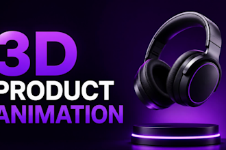 create stunning 3d product animation
