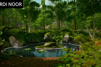 do 3d game environment 3d game background 3d terrain levels in unreal engine