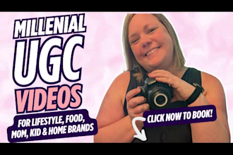 your mom ugc creator for kitchen, home, and parenting products