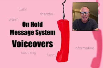 voice you IVR voiceover or voicemail greeting with flair