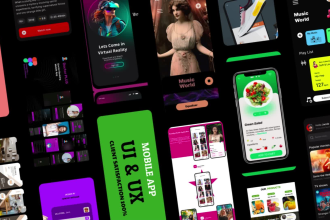 do mobile app and ui ux design with figma prototype