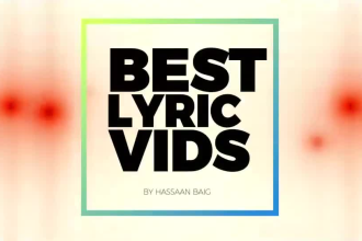 create best animated lyric video with amazing effects