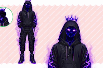 draw and rig 2d vtuber model, live 2d model, anime v tuber rigging streaming