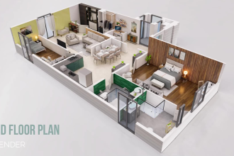 make walkthrough, 3d floor plan, interior exterior rendering