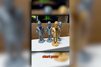 design and 3d print custom parts and functional prototypes