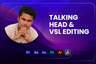 create clean, engaging talking head and vsl video edits