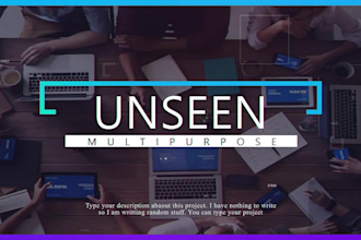 creat product, opener, intro, a promo video for your business