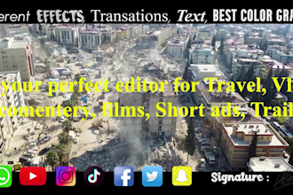 be a perfect video editor for travel, vlogs, documentaries, films, and short ads