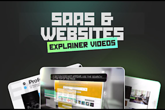 create custom 2d 3d saas video, mobile app, website explainer video animation