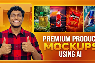 create realistic ai product mockups and lifestyle photography