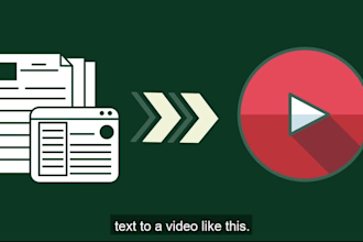 create a super youtube video using a blog or article