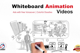 create whiteboard animation video and animated explanation videos