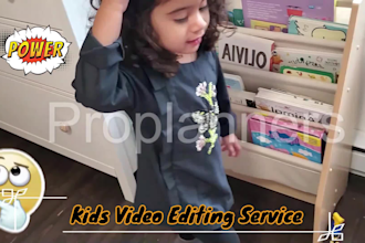 be your professional kids youtube video editor