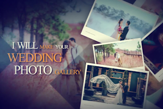 create wedding slideshow, funeral slideshow and tribute videos