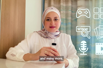 translate english or arabic videos, or create arabic subtitles and captions